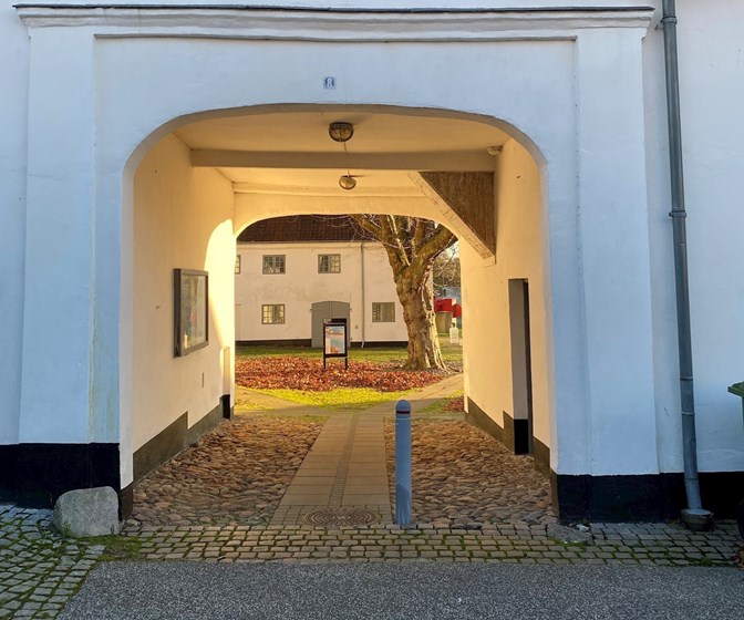 Viborg Kunsthals gårdhave