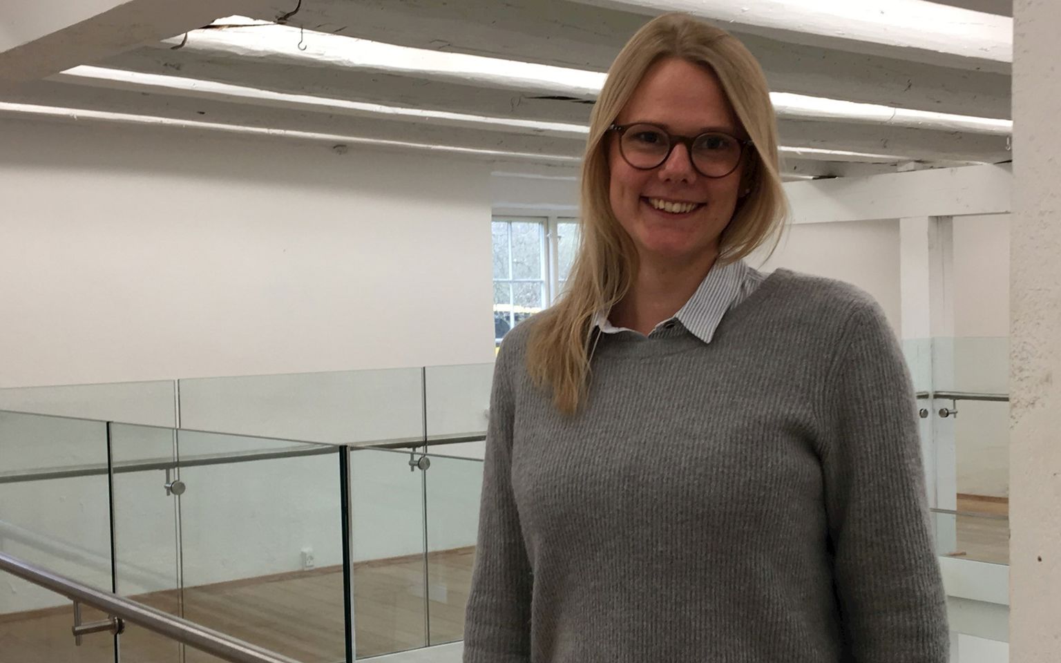 Portræt af Camilla Davidsen, kurator og formidlingsansvarlig