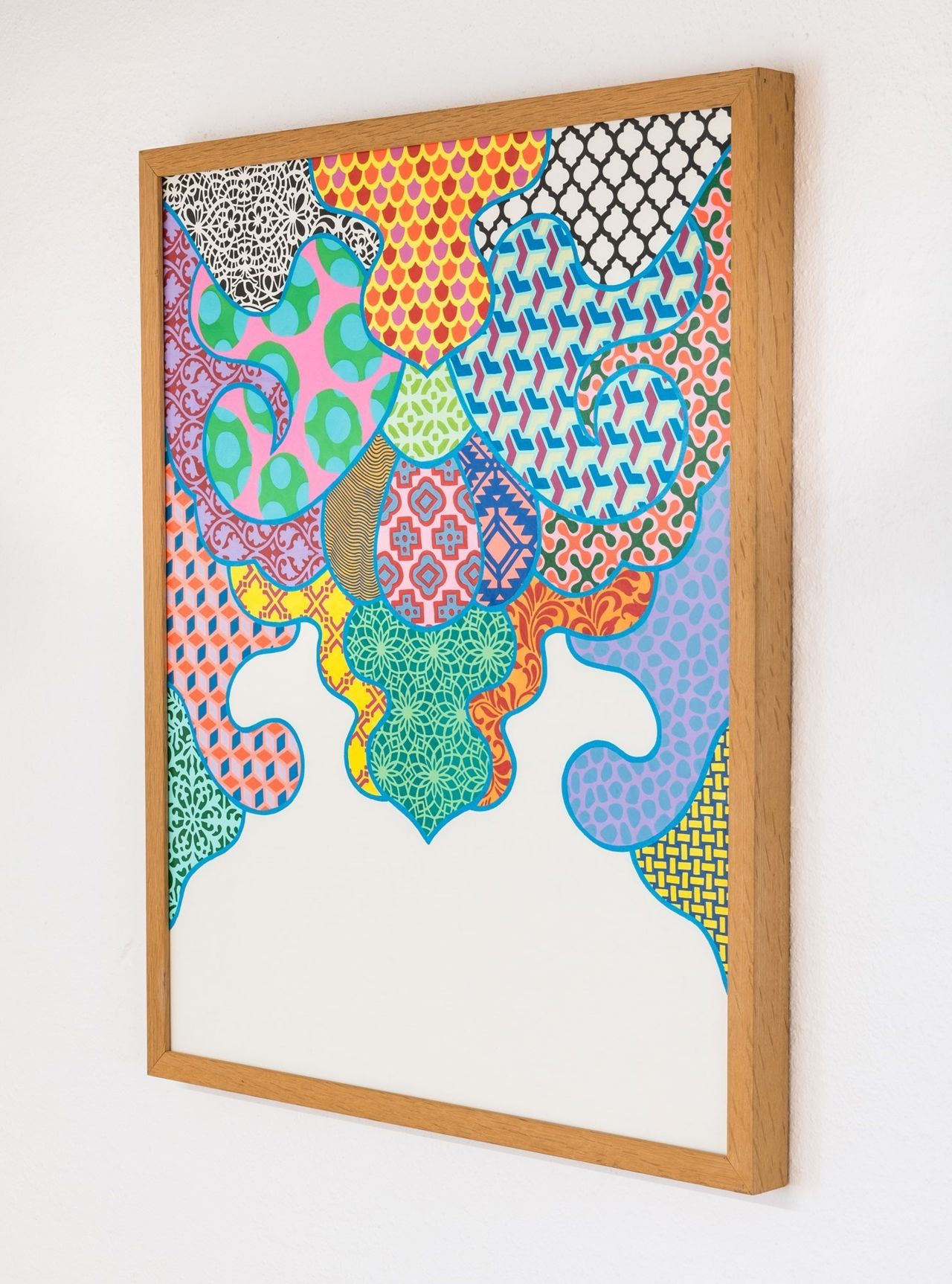 Installationsfoto af udstillingen Enredado på Viborg Kunsthal