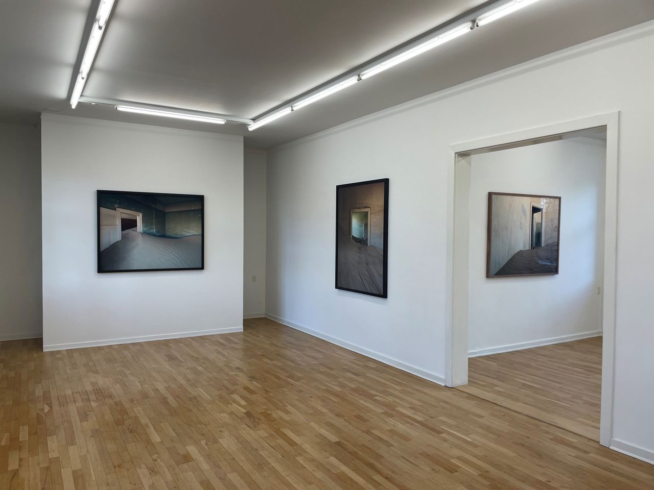 Installationsfoto 2022. Sunken Gardens af Helene Schmitz, Viborg Kunsthal