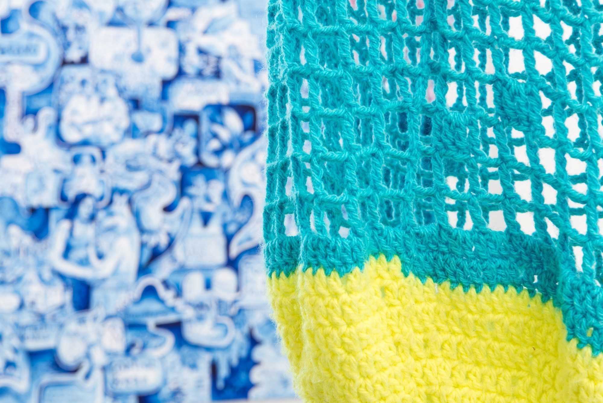 Installationsfoto af udstillingen Enredado på Viborg Kunsthal