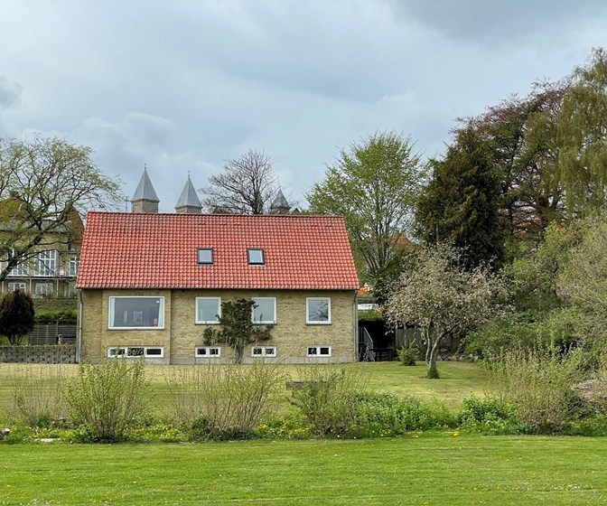 Villa ved Viborg Kunsthal og en del af Riddergade AIR