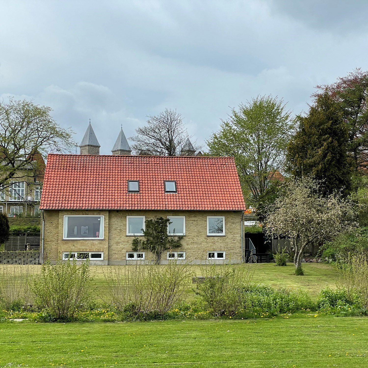 Villa ved Viborg Kunsthal og en del af Riddergade AIR