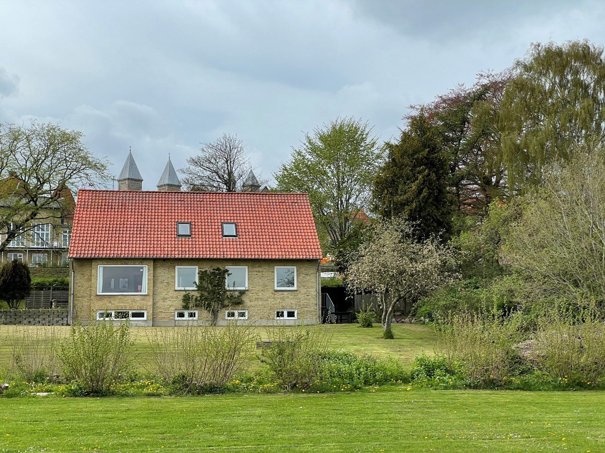 Villa ved Viborg Kunsthal og en del af Riddergade AIR