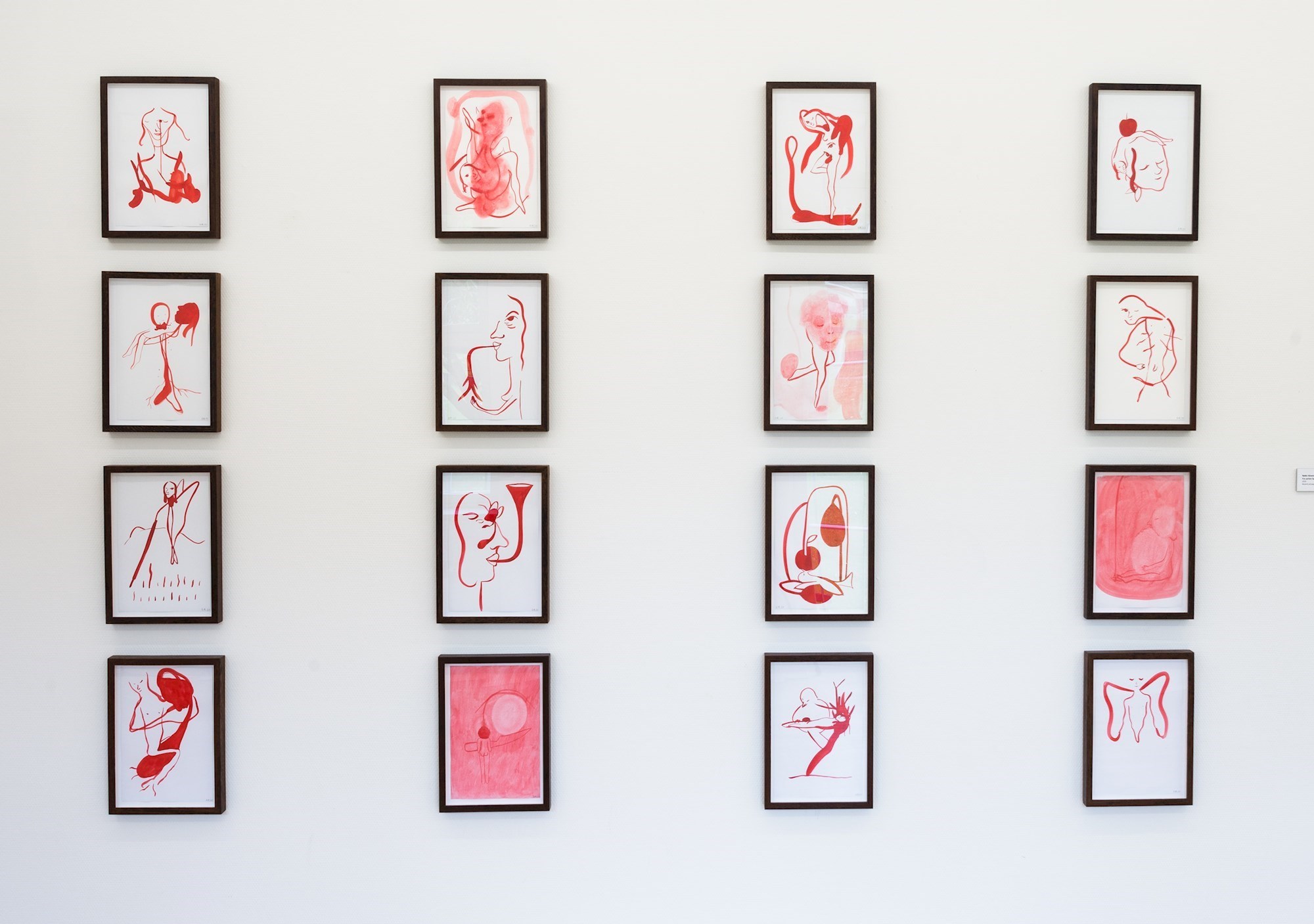 Installationsfoto, Kathrine Ærtebjerg, Viol Hvidkål Væren, 2021