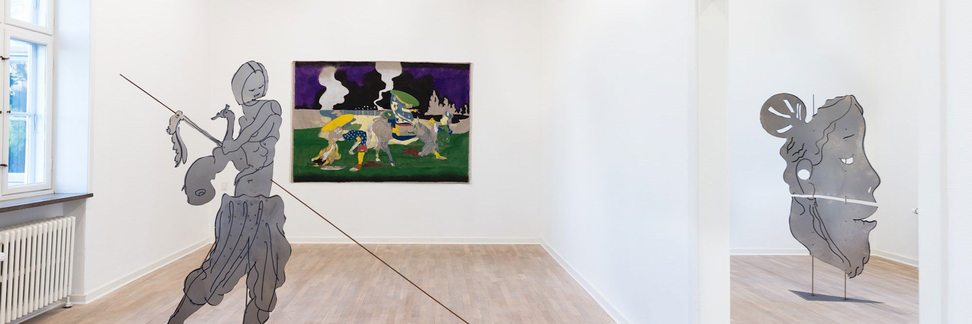 While the Others got Composed; the Foot and the Dial went for a Stroll, 2018. Udstilling af Kaspar Oppen Samuelsen.