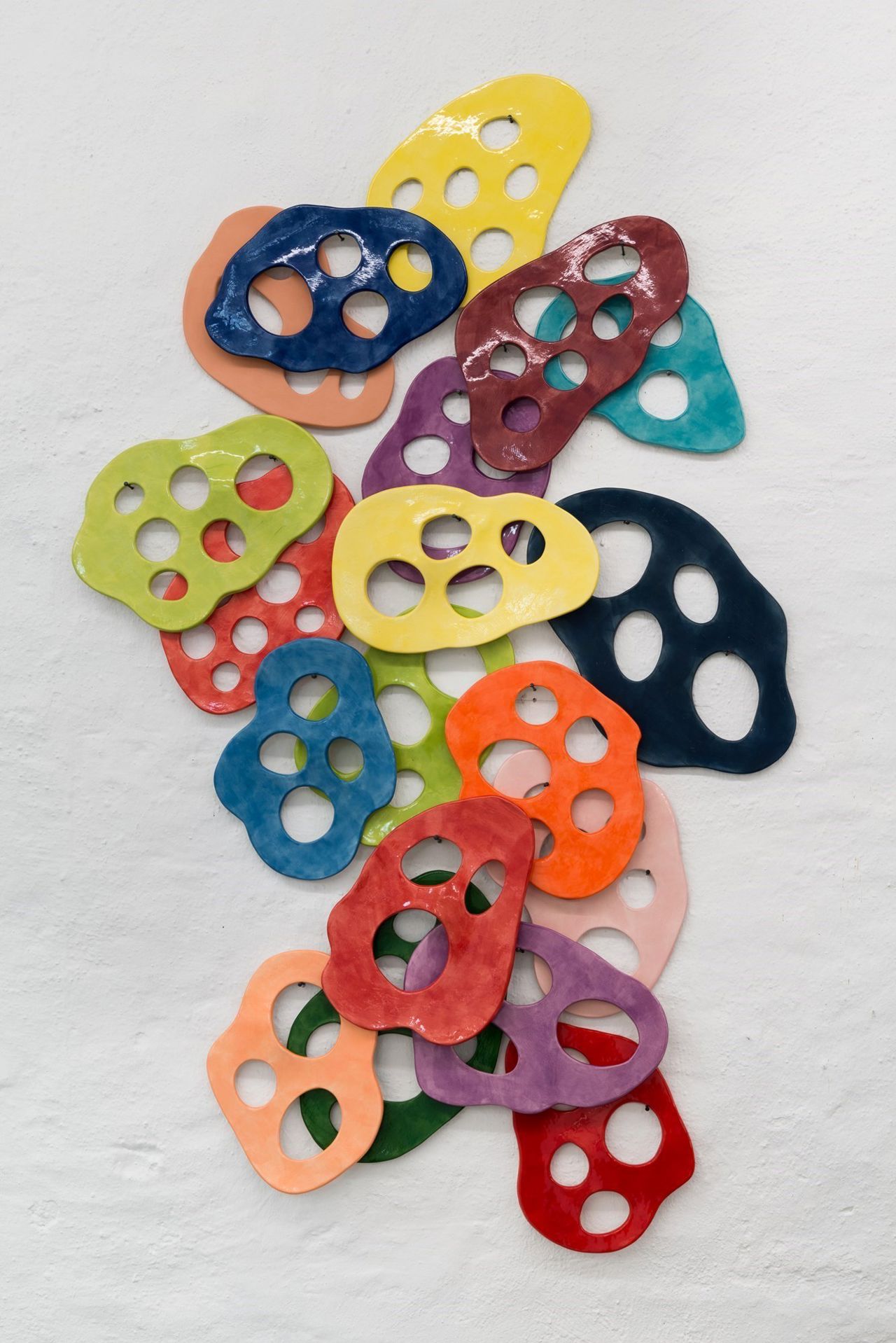 Installationsfoto af udstillingen Enredado på Viborg Kunsthal