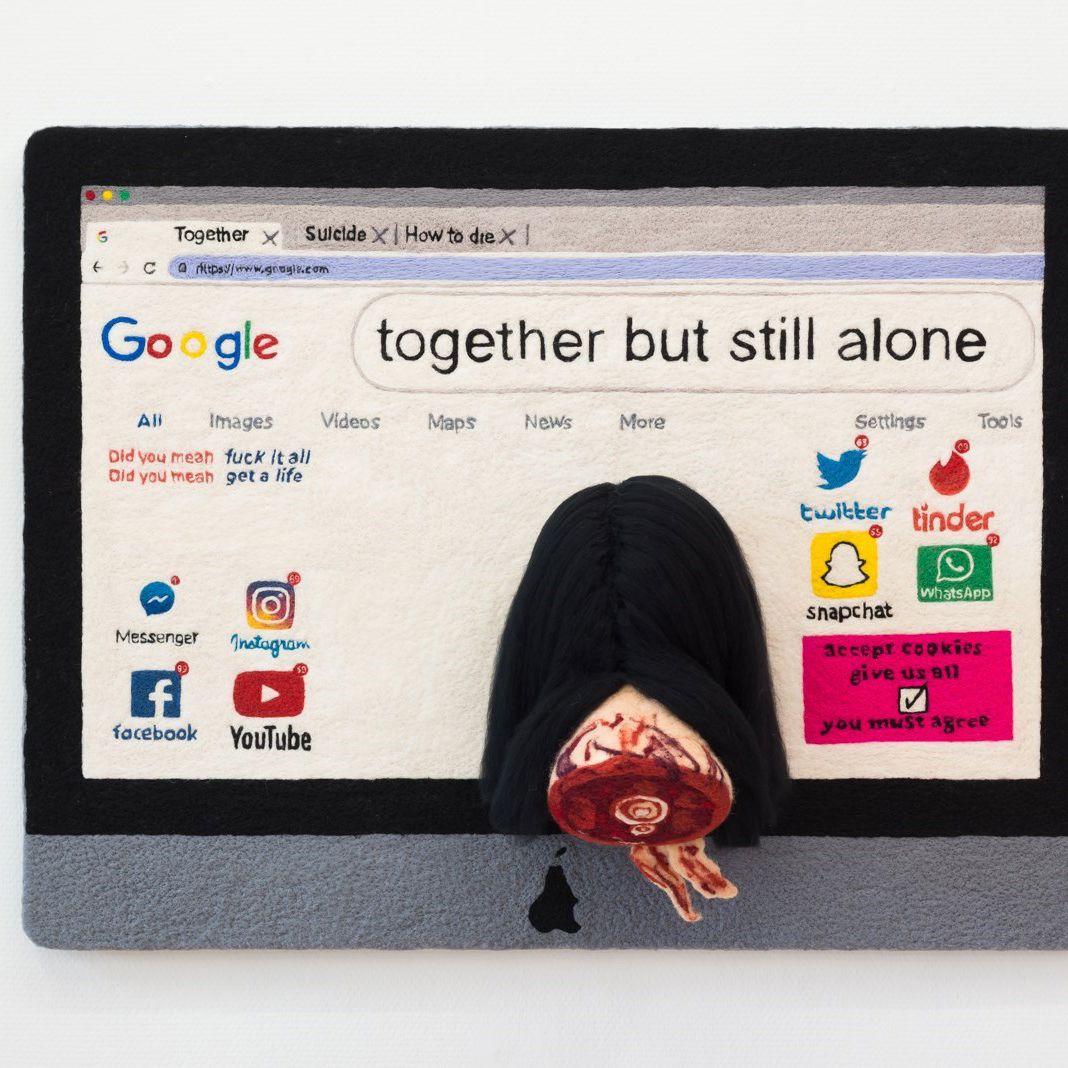 Together But Still Alone, 2019. Udstilling af Andreas Schulenburg.
