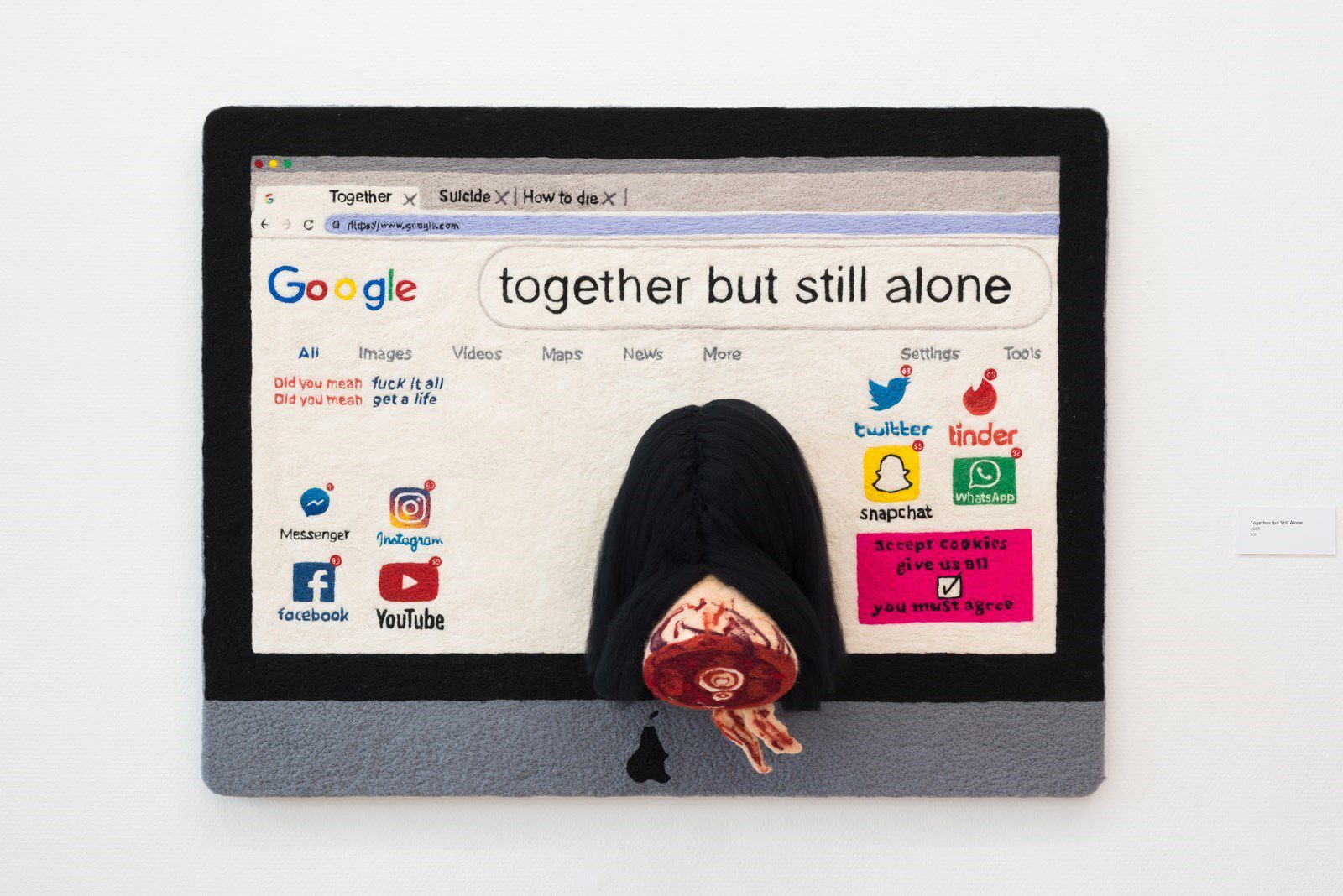 Together But Still Alone, 2019. Udstilling af Andreas Schulenburg.