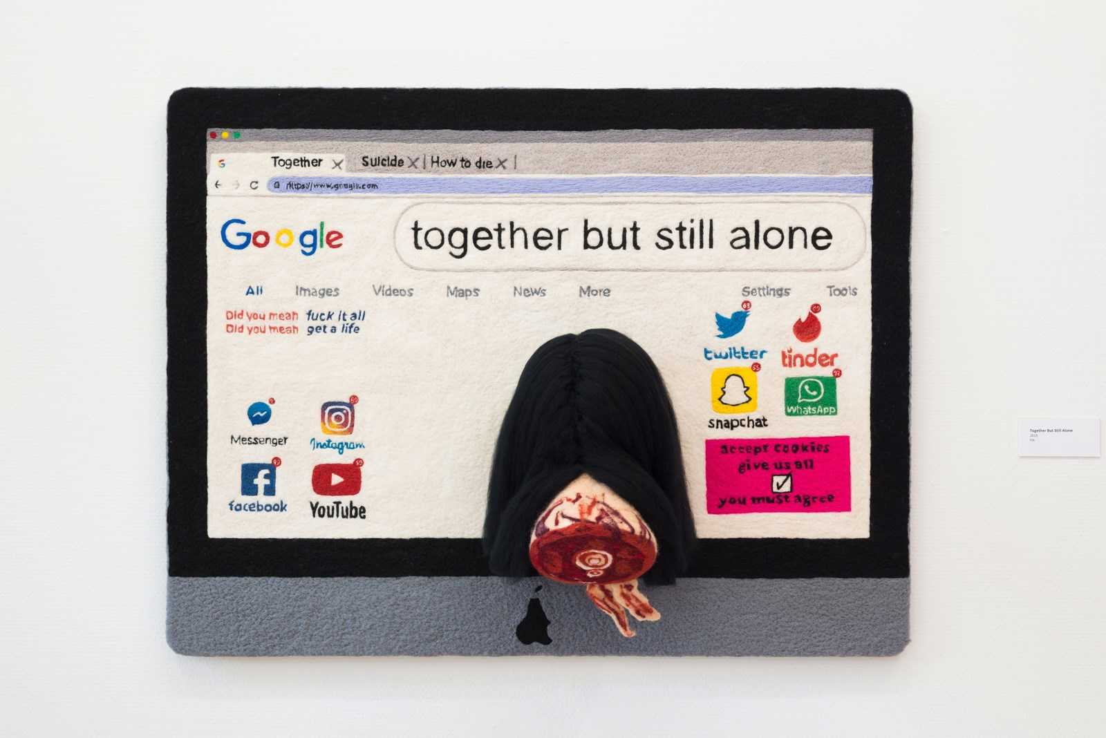 Together But Still Alone, 2019. Udstilling af Andreas Schulenburg.