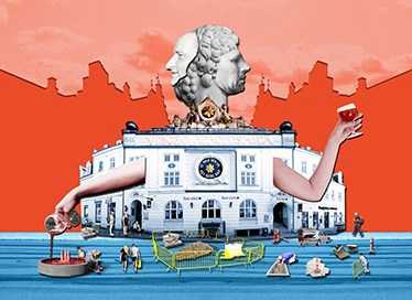 Collage lavet af de to tidligere residenter Anne Fehres og Luke Conroy