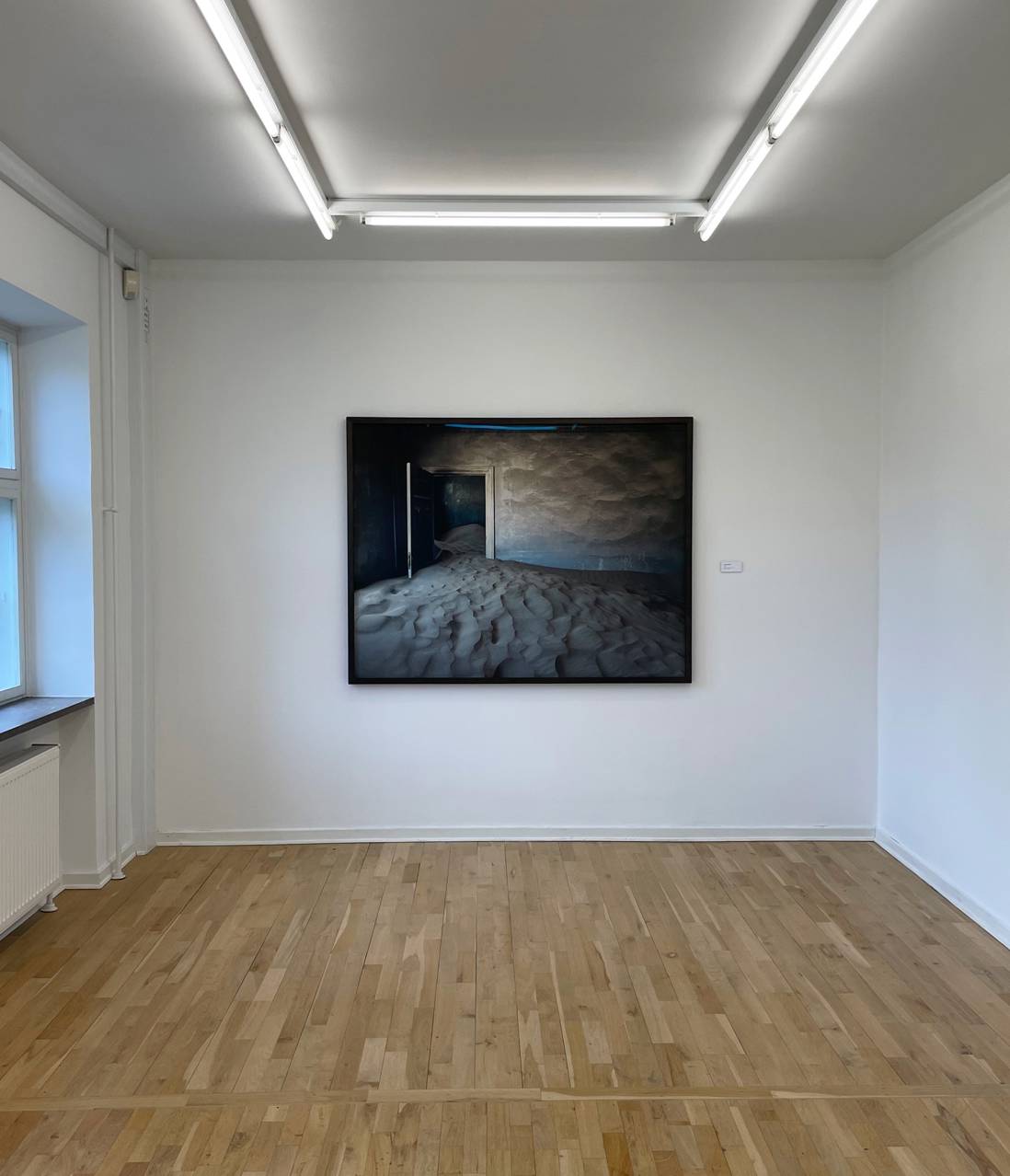 Installationsfoto 2022. Sunken Gardens af Helene Schmitz, Viborg Kunsthal