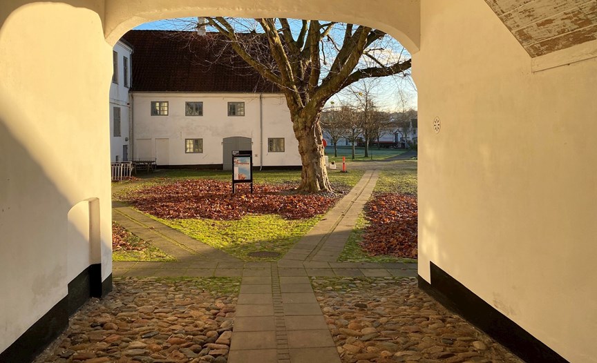 Viborg Kunsthals gårdhave